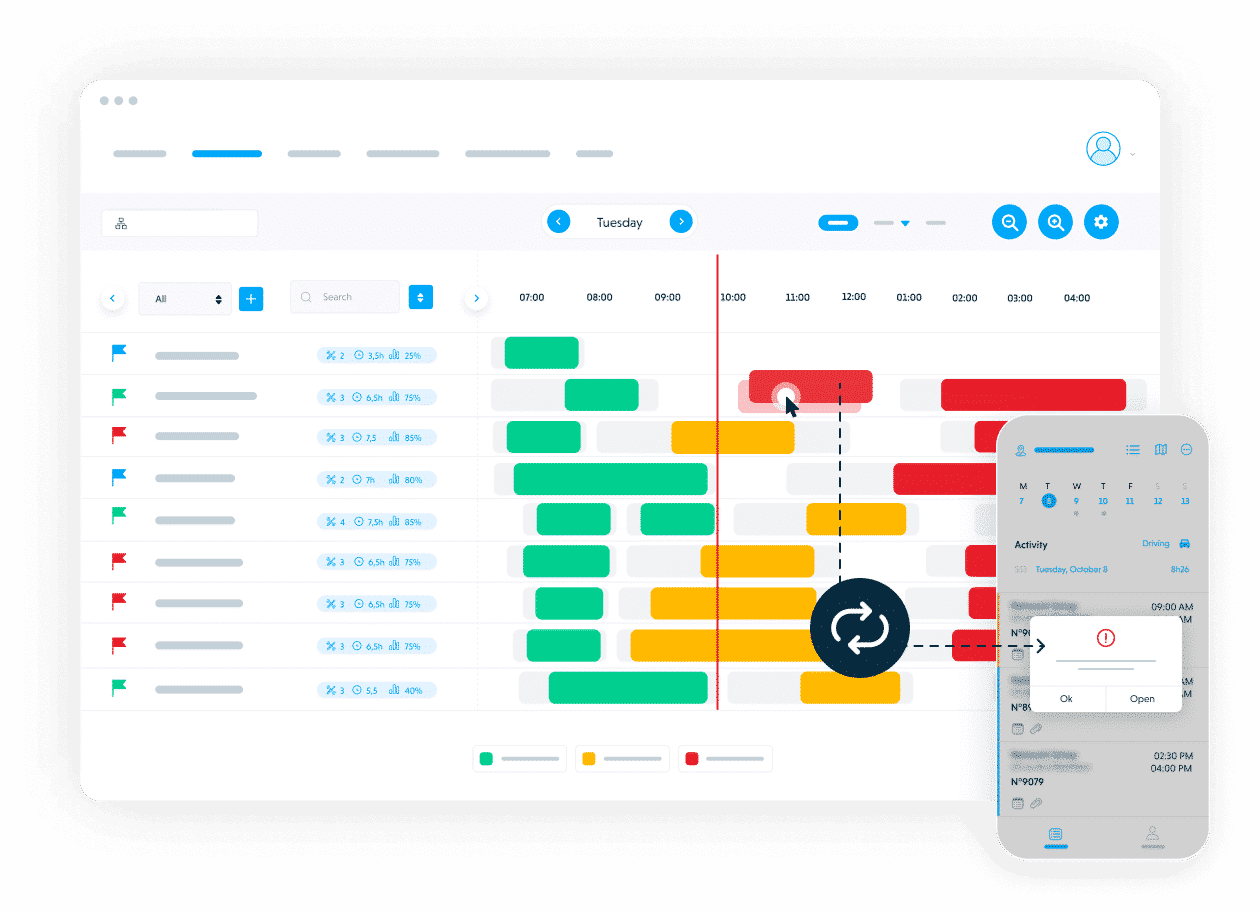 Augmentez la productivité de vos techniciens.