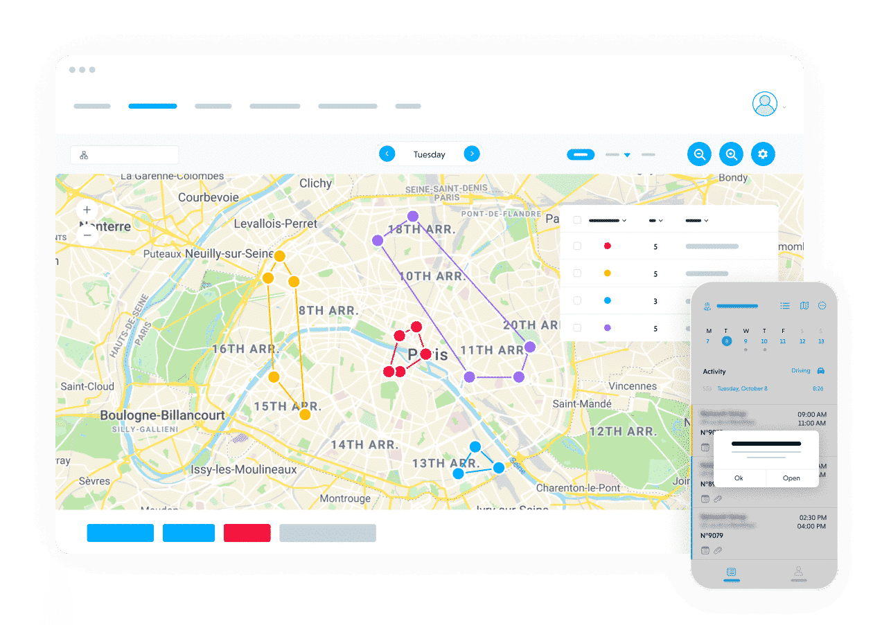 Optimisation de planification via la cartographie.