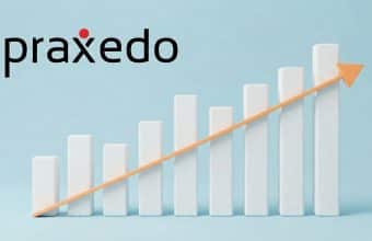 Trophée Praxedo distinguée dans le classement des Champions de la Croissance 2026 par Les Echos et Statista