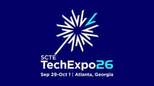 SCTE TechExpo26 logo with event dates, September 29 to October 1, in Atlanta, Georgia.